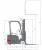 Электрический погрузчик LEMA FE M 10-3F DX30